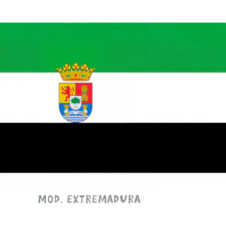 BANDERA 70X100 POLIÉSTER EXTREMADURA