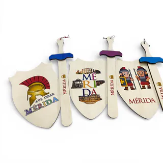 CONJUNTO MADERA ESPADA+ESCUDO