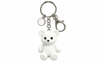 LLAVERO OSITO CON MOSQUETÓN PERSONALIZADO