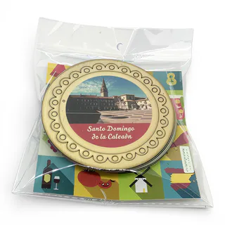 POSAVASOS DE MADERA CHOPO 3MM (PRECIO PACK-4)