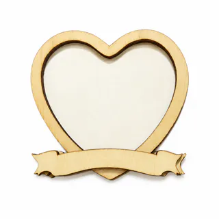 IMÁN MADERA CHOPO CORAZÓN 2D