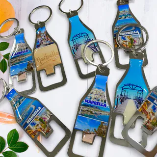 LLAVERO METAL ABRIDOR BOTELLA