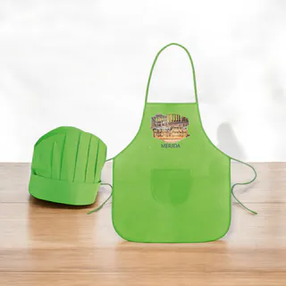 SET DELANTAL + GORRO INFANTIL