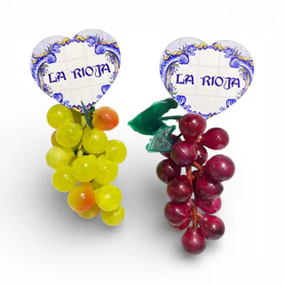 IMÁN RACIMO UVA CON CORAZÓN
