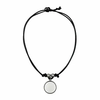 COLLAR CUERO CON MEDALLA PERSONALIZADA