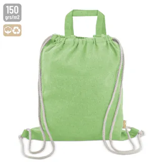 BOLSA MOCHILA CORDONES ALGODÓN RECICLADO