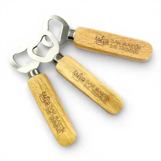 ABRIDOR DE MADERA Y ACERO INOX.