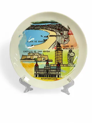 PLATO PLANO DE CERÁMICA 20CMS