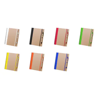 LIBRETA GRANDE Y BOLÍGRAFO