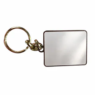 LLAVERO METAL RECTANGULAR NEGRO