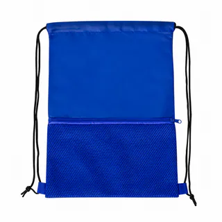 BOLSA MOCHILA POLIESTER CON BOLSILLO REJILLA