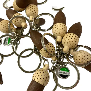 LLAVERO BELLOTA MADERA PERSONALIZADO