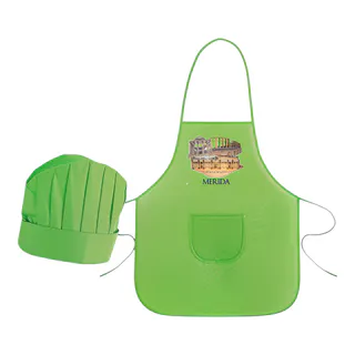 SET DELANTAL + GORRO INFANTIL