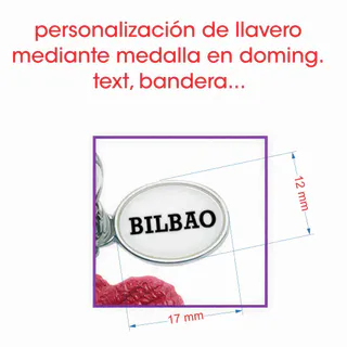 LLAVERO MUÑECA PERSONALIZ