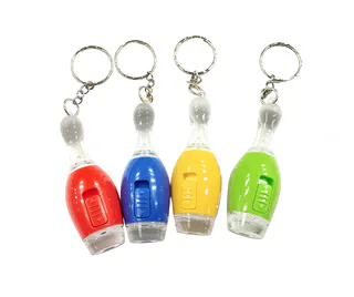 LLAVERO BOLO ACRÍLICO CON LED