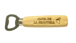 ABRIDOR DE MADERA Y ACERO INOX.