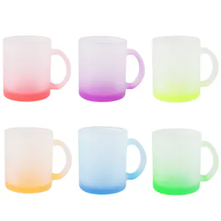 TAZA CRISTAL ESMERILADA 350 ML