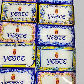 IMÁN MADERA AZULEJO