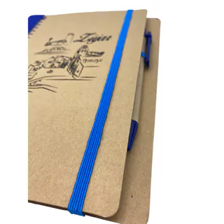 LIBRETA GRANDE Y BOLÍGRAFO