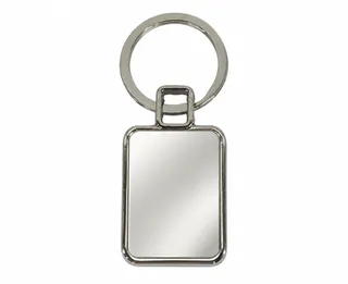 LLAVERO METAL RECTANGULAR "ESPEJO"