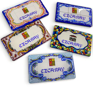 IMÁN MADERA AZULEJO