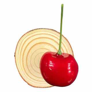 IMÁN RODAJA TRONCO MADERA CON CEREZA