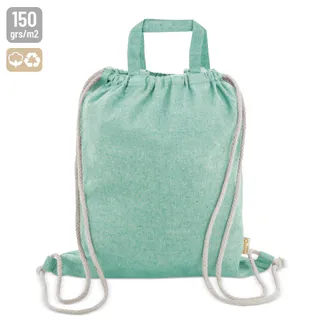 BOLSA MOCHILA CORDONES ALGODÓN RECICLADO