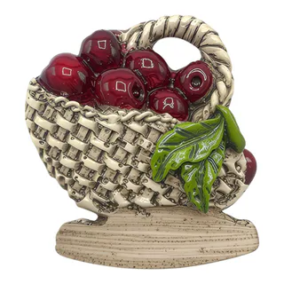 IMÁN RESINA 3D CESTA CIRUELA/ACEITUNA