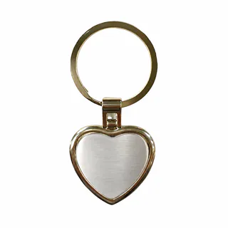 LLAVERO METAL CORAZÓN CAJITA INDIVIDUAL