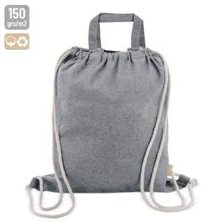 BOLSA MOCHILA CORDONES ALGODÓN RECICLADO