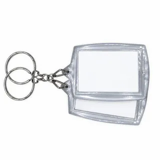 LLAVERO ACRILICO RECTANGULAR 2 CARAS