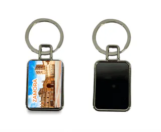 LLAVERO METAL RECTANGULAR "ESPEJO"