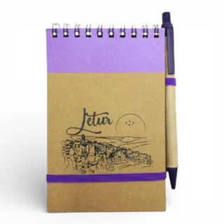 LIBRETA PEQUEÑA Y BOLÍGRAFO