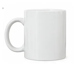 TAZA CERÁMICA BLANCA GRAB. A COLOR 350 ML