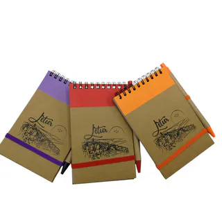 LIBRETA PEQUEÑA Y BOLÍGRAFO