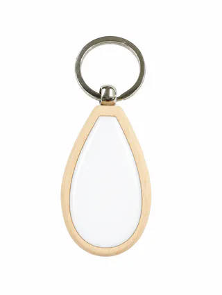 LLAVERO ELEGANCE MADERA FORMA PERA