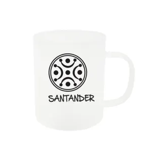 TAZA CRISTAL ESMERILADA 350 ML
