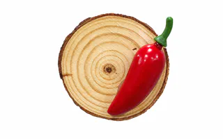 IMÁN RODAJA TRONCO MADERA CON PIMIENTO