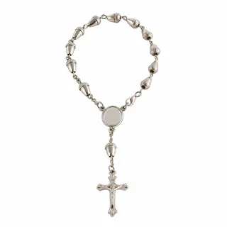 ROSARIO METAL NÍQUEL BELLOTAS