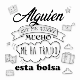 BOLSA ALGODÓN FRASES SURTIDAS