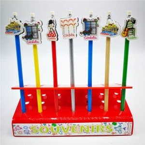 Lápiz con adhesivo impreso a todo color