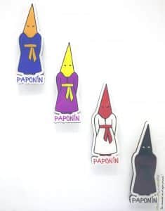 Imán de resina souvenir de León PAPÓN