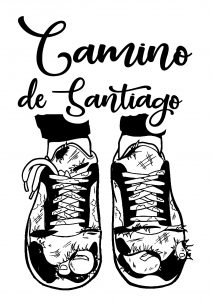 MOCHILA BOLSA O GYMSAK DEL CAMINO DE SANTIAGO