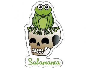 LÁPIZ CON ADHESIVO IMPRESO A TODO COLOR DE SALAMANCA